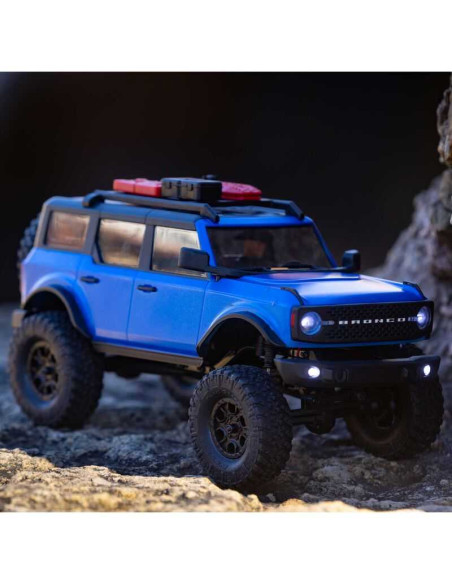 1/24 SCX24 2021 Ford Bronco 4WD Truck Brushed RTR, Red