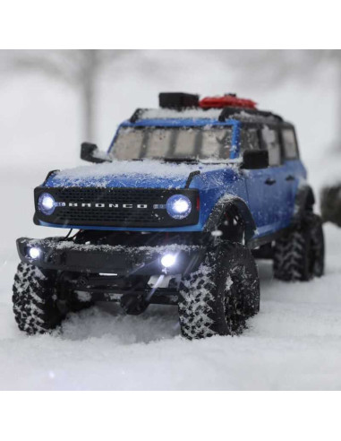 1/24 SCX24 2021 Ford Bronco 4WD Truck Brushed RTR, Red