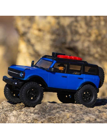 1/24 SCX24 2021 Ford Bronco 4WD Truck Brushed RTR, Red