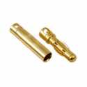 Conector banana oro 3.5mm (1 pareja)