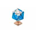 Icosaedro Globo Terráqueo Azul 97 piezas