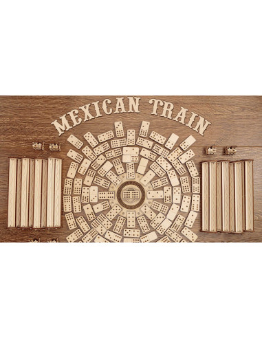 Juego Dominó Tren Mejicano 232 piezas