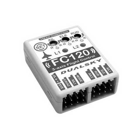 GIROSCOPO 3 EJES AVION JET FC120 DUALSKY