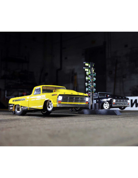 1/10 '68 Ford F100 22S 2WD No Prep Drag Truck Brushless RTR, Magnaflow