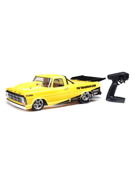 1/10 '68 Ford F100 22S 2WD No Prep Drag Truck Brushless RTR, Magnaflow