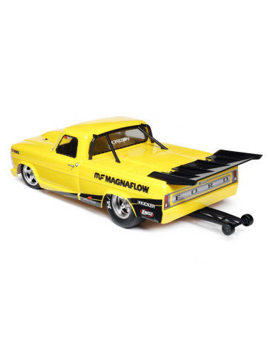 1/10 '68 Ford F100 22S 2WD No Prep Drag Truck Brushless RTR, Magnaflow