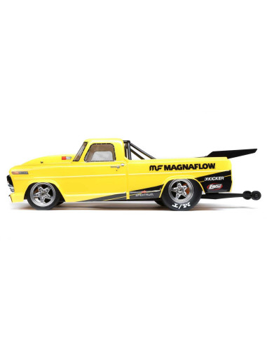1/10 '68 Ford F100 22S 2WD No Prep Drag Truck Brushless RTR, Magnaflow