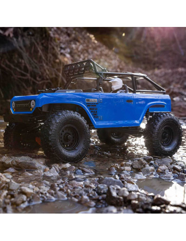 1/10 SCX10 II Deadbolt 4WD Brushed RTR, Blue