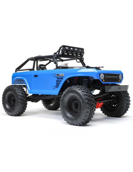 1/10 SCX10 II Deadbolt 4WD Brushed RTR, Blue