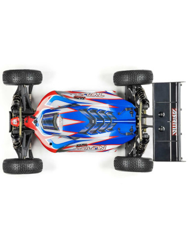 1/8 TLR Tuned TYPHON 6S 4WD BLX Buggy RTR, Red/Blue