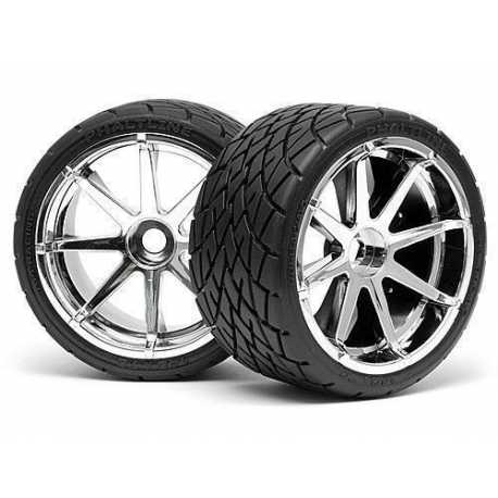 RUEDAS SAVAGE CROMADAS 140x70mm