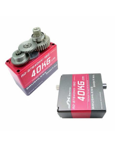 RD-B7640HV-180 40kg.cm, 180° brushless, full CNC aluminium hulls and structure Robot servo 2