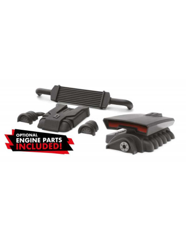 QuantumR Flux 4S 1/8 4WD Race Truck - Grey/Red