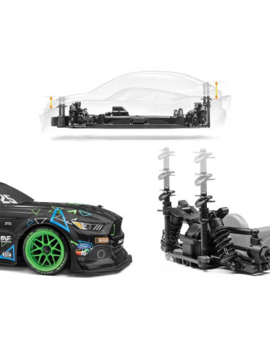 RS4 Sport3 Drift RTR Ford Mustang Vaughn Gittin Jr. Body
