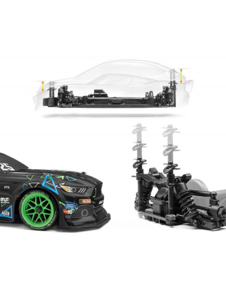 RS4 Sport3 Drift RTR Ford Mustang Vaughn Gittin Jr. Body