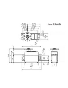 SERVO BLS671SV (05102592-1) 8.3kg-0.10seg a 7.4V 2