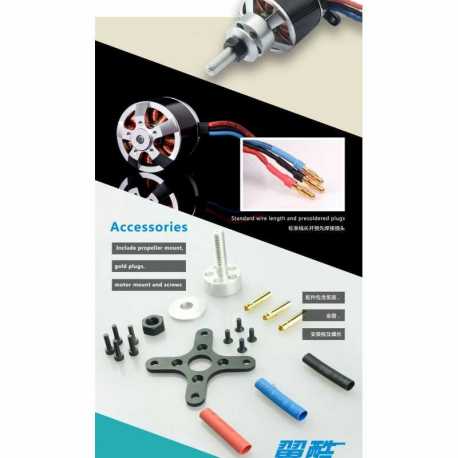 MOTOR ECO 3520C 820KV 210G DUALSKY