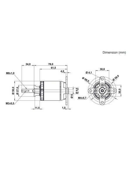 OMA-5025-375 BL-Motor