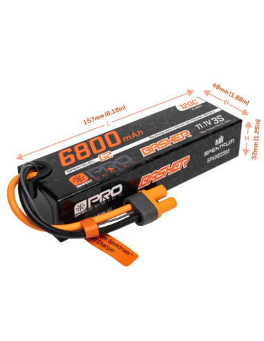 11.1V 6800mAh 3S 120C Smart G2 Pro Basher LiPo: IC5