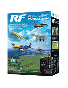 RealFlight Evolution RC Flight Simulator with InterLink DX Controller 2