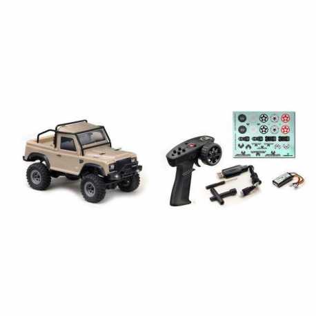 1:24 Micro Crawler "Defender" beige RTR