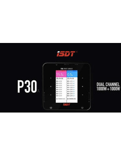 ISDT P30 DUAL CHANNEL 1000+1000W SMART CHARGE MIT BLUETOOTH ANBINDUNG Ladegerät 2
