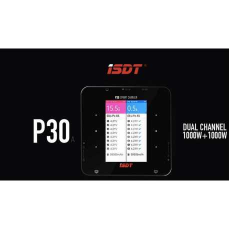 ISDT P30 DUAL CHANNEL 1000+1000W SMART CHARGE MIT BLUETOOTH ANBINDUNG Ladegerät