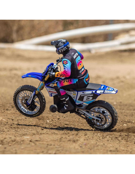 1/4 Promoto-MX Motorcycle RTR, Club MX Azul