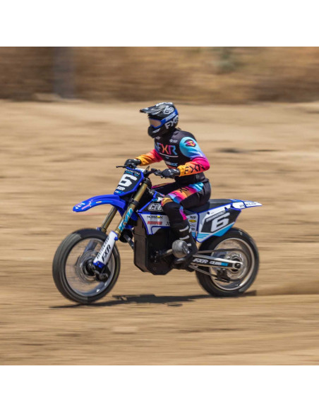 1/4 Promoto-MX Motorcycle RTR, Club MX Azul