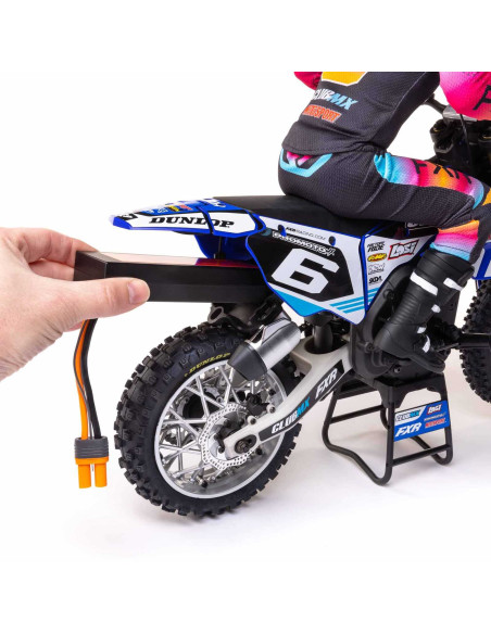 1/4 Promoto-MX Motorcycle RTR, Club MX Azul