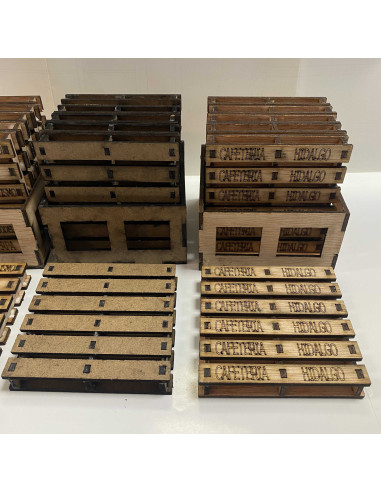 Juego de Posavasos de palet