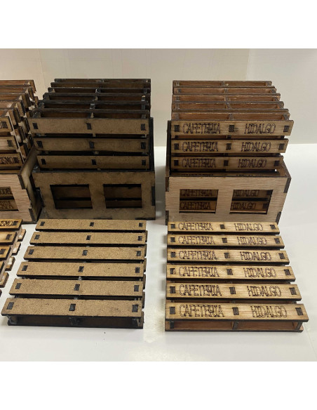 Juego de Posavasos de palet