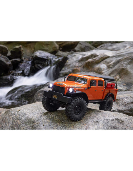 1/24 SCX24 Dodge Power Wagon 4WD Rock Crawler Brushed RTR, Orange