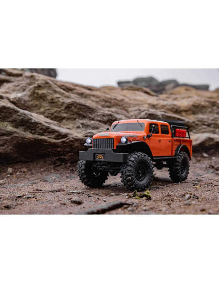 1/24 SCX24 Dodge Power Wagon 4WD Rock Crawler Brushed RTR, Orange