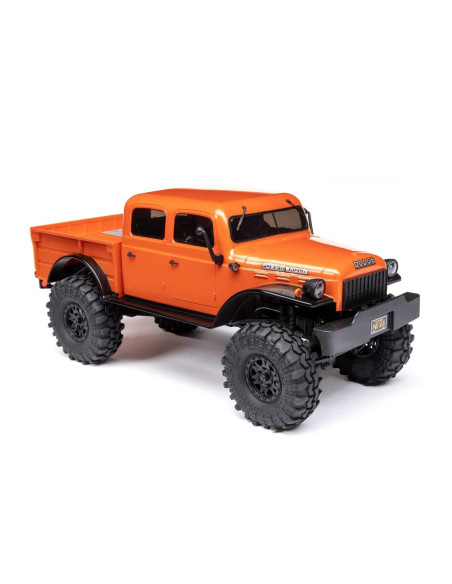 1/24 SCX24 Dodge Power Wagon 4WD Rock Crawler Brushed RTR, Orange