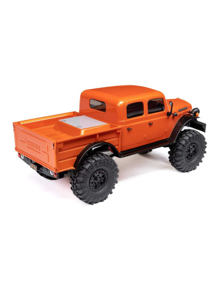 1/24 SCX24 Dodge Power Wagon 4WD Rock Crawler Brushed RTR, Orange