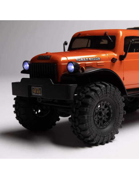 1/24 SCX24 Dodge Power Wagon 4WD Rock Crawler Brushed RTR, Orange