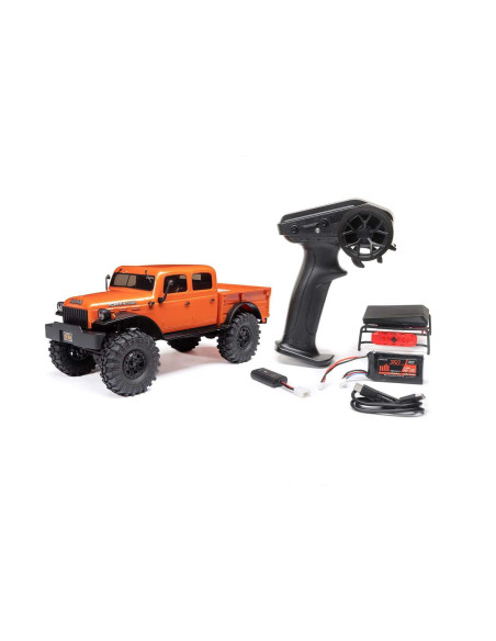 1/24 SCX24 Dodge Power Wagon 4WD Rock Crawler Brushed RTR, Orange
