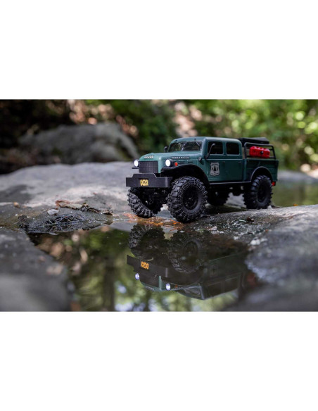 1/24 SCX24 Dodge Power Wagon 4WD Rock Crawler Brushed RTR, Green
