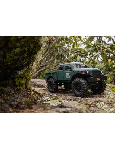 1/24 SCX24 Dodge Power Wagon 4WD Rock Crawler Brushed RTR, Green