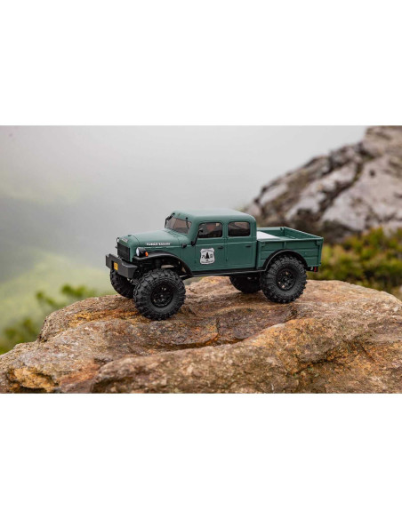 1/24 SCX24 Dodge Power Wagon 4WD Rock Crawler Brushed RTR, Green