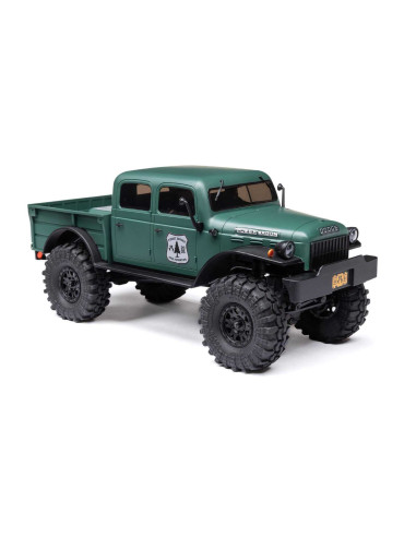 1/24 SCX24 Dodge Power Wagon 4WD Rock Crawler Brushed RTR, Green