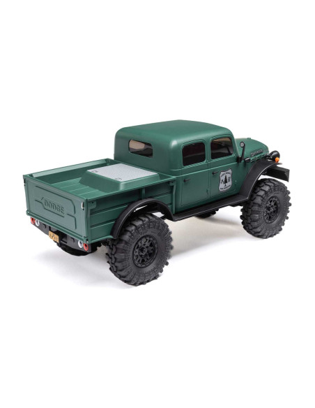 1/24 SCX24 Dodge Power Wagon 4WD Rock Crawler Brushed RTR, Green