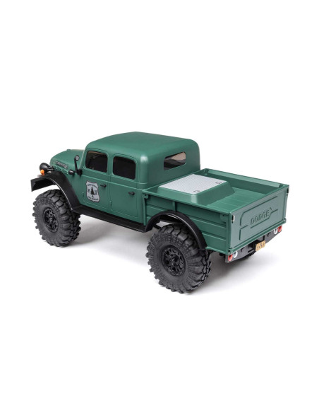 1/24 SCX24 Dodge Power Wagon 4WD Rock Crawler Brushed RTR, Green