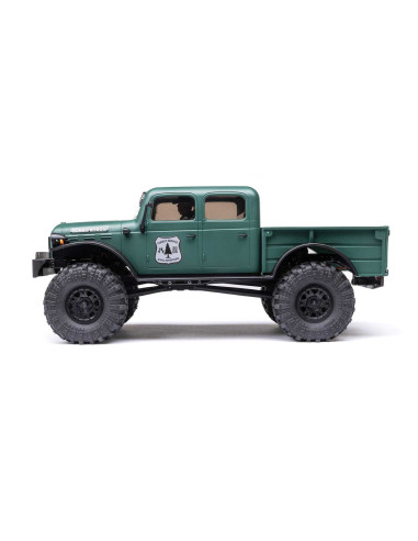 1/24 SCX24 Dodge Power Wagon 4WD Rock Crawler Brushed RTR, Green