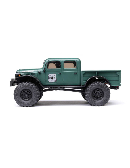 1/24 SCX24 Dodge Power Wagon 4WD Rock Crawler Brushed RTR, Green