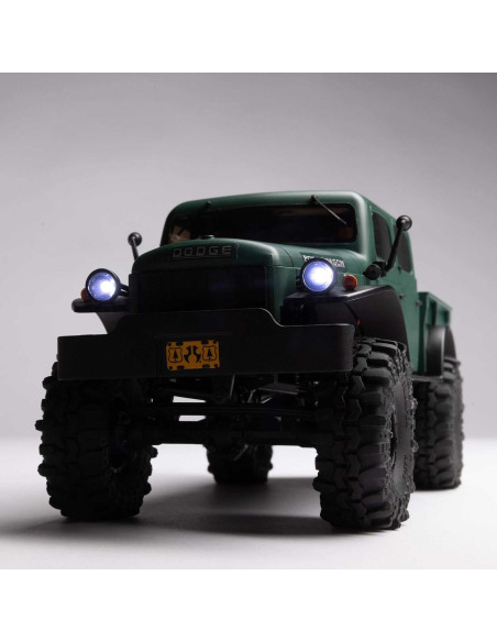 1/24 SCX24 Dodge Power Wagon 4WD Rock Crawler Brushed RTR, Green