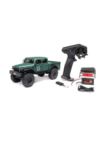 1/24 SCX24 Dodge Power Wagon 4WD Rock Crawler Brushed RTR, Green