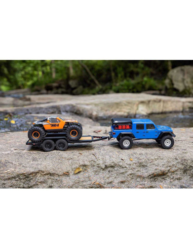 1/24 SCX24 Flat Bed Vehicle Trailer