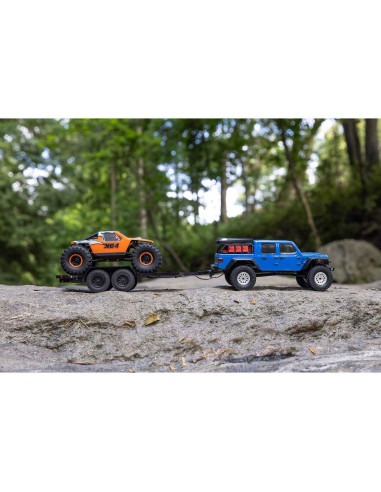 1/24 SCX24 Flat Bed Vehicle Trailer
